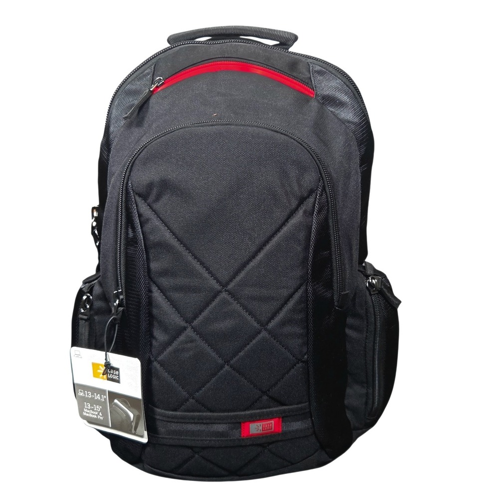 Case Logic Carrying Case Backpack 14" Black Travel‎ Apple Dell Carry On Bag New